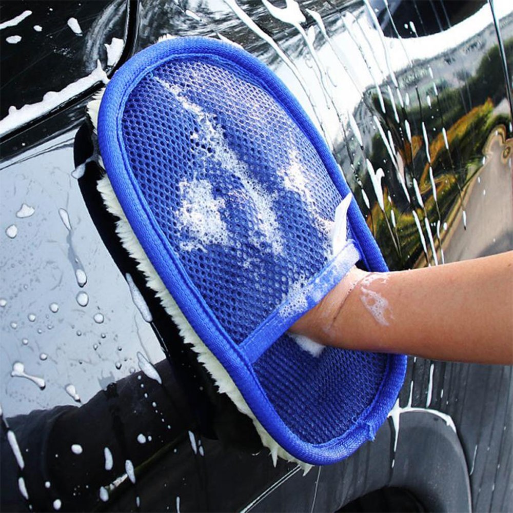 Soft Hair Car Wash Glove – For Cars, Motorcycles & Detailing