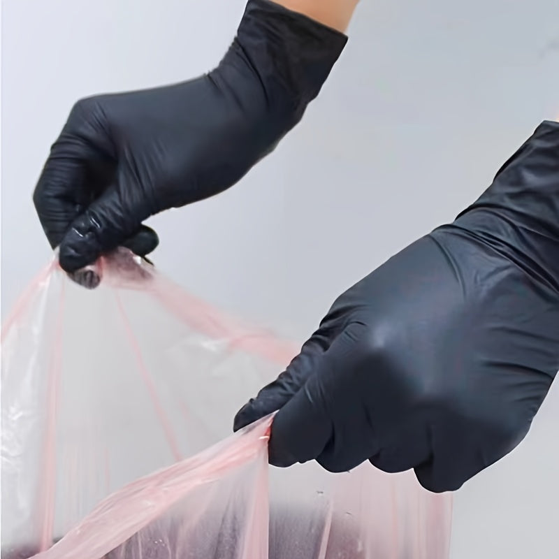 Heavy Duty Powder-Free Nitrile Gloves, 10/20/50pcs - Latex-Free, Waterproof, Ambidextrous - The Highest Nation