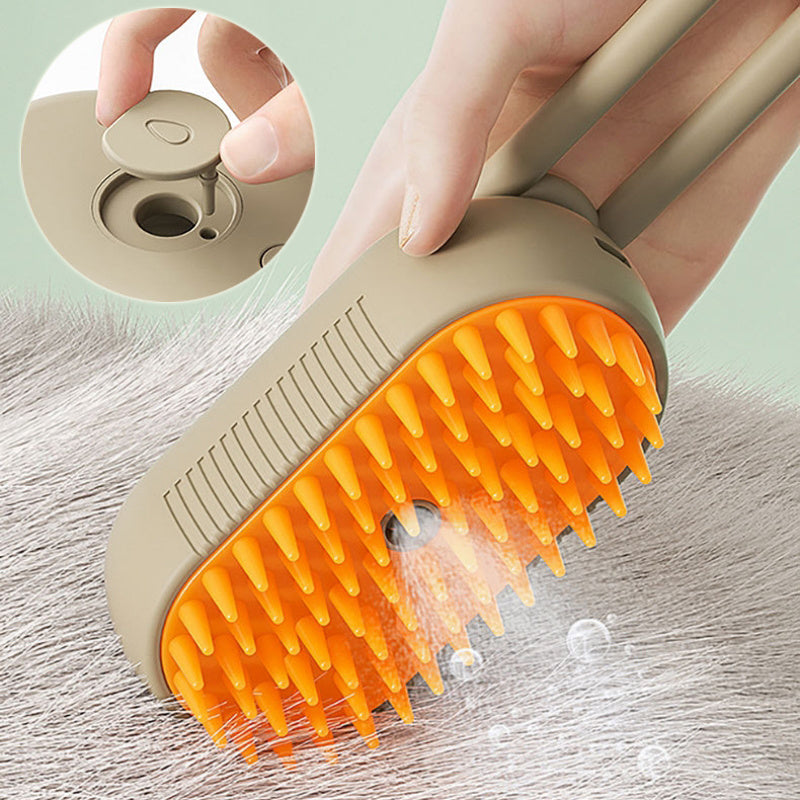 Electric Steam Brush for Pets – Massage, Hair Removal & Grooming