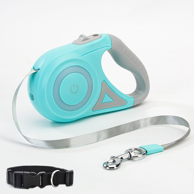 Automatic Retractable Dog Leash & Collar Set – For Small & Medium Dogs