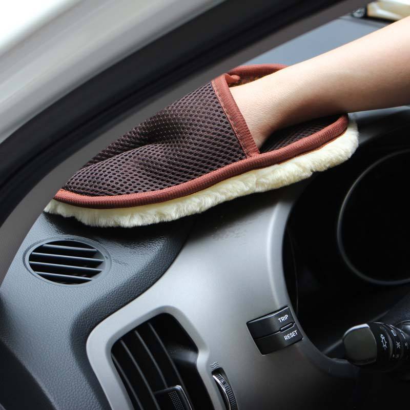 Soft Hair Car Wash Glove – For Cars, Motorcycles & Detailing