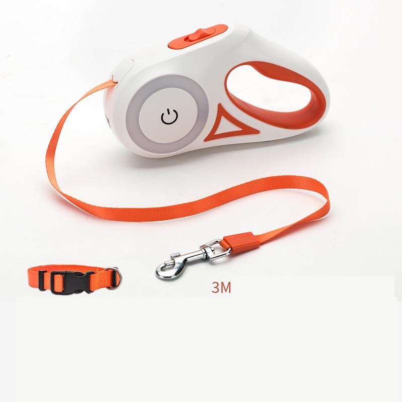 Automatic Retractable Dog Leash & Collar Set – For Small & Medium Dogs