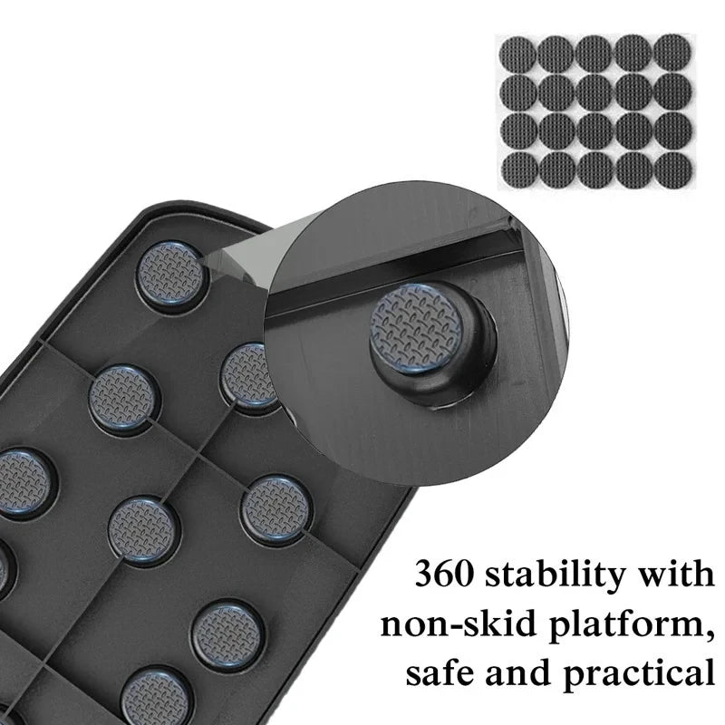Portable Foldable Push-Up Board Set with Handles – Full Body Workout Trainer