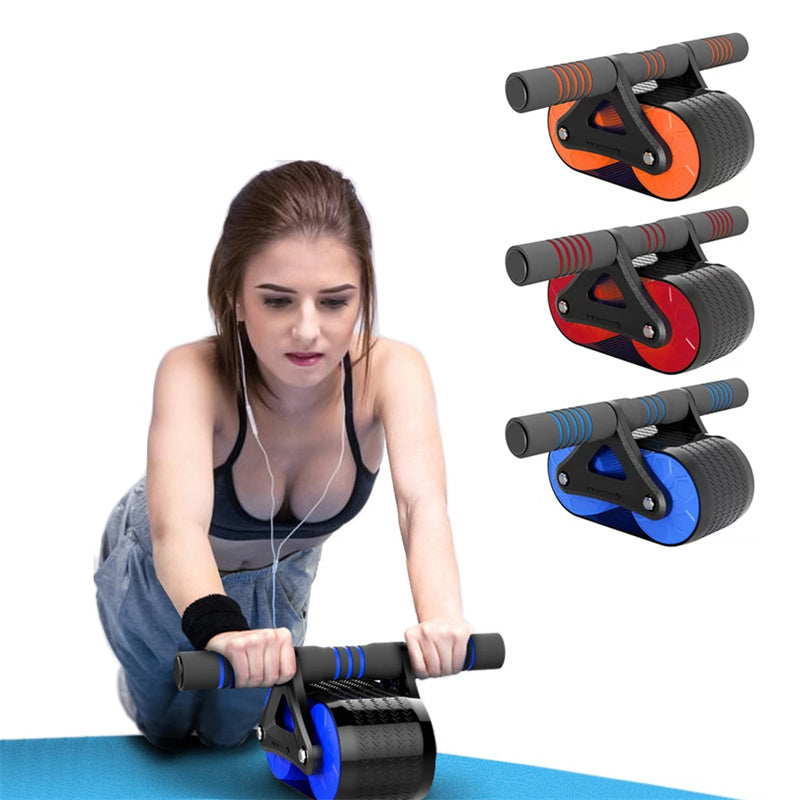 Double Wheel Abdominal Exercise Roller – For Men & Women
