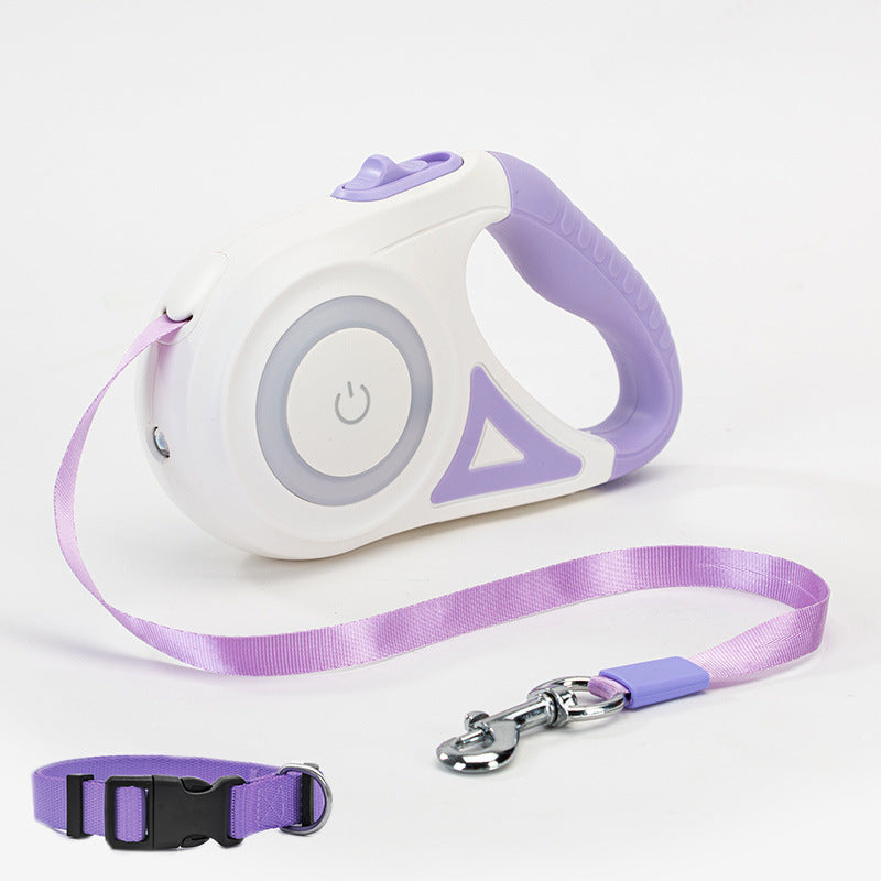 Automatic Retractable Dog Leash & Collar Set – For Small & Medium Dogs