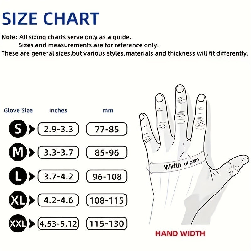 Heavy Duty Powder-Free Nitrile Gloves, 10/20/50pcs - Latex-Free, Waterproof, Ambidextrous - The Highest Nation
