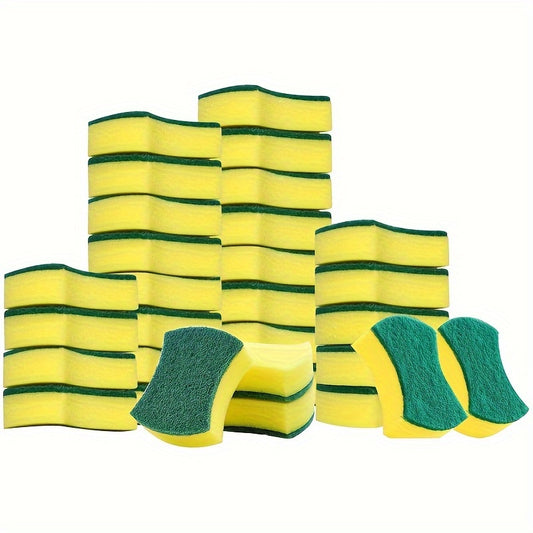 12pcs Heavy-Duty Kitchen Sponges - Durable & Scratch-Free for Restaurant-Quality Cleaning - The Highest Nation