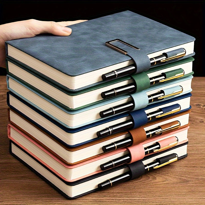 BOBO RABBIT A5 Vintage Notebook - Magnetic Closure, Bookmark & Dated Pages - Ideal for Business & College Use - The Highest Nation