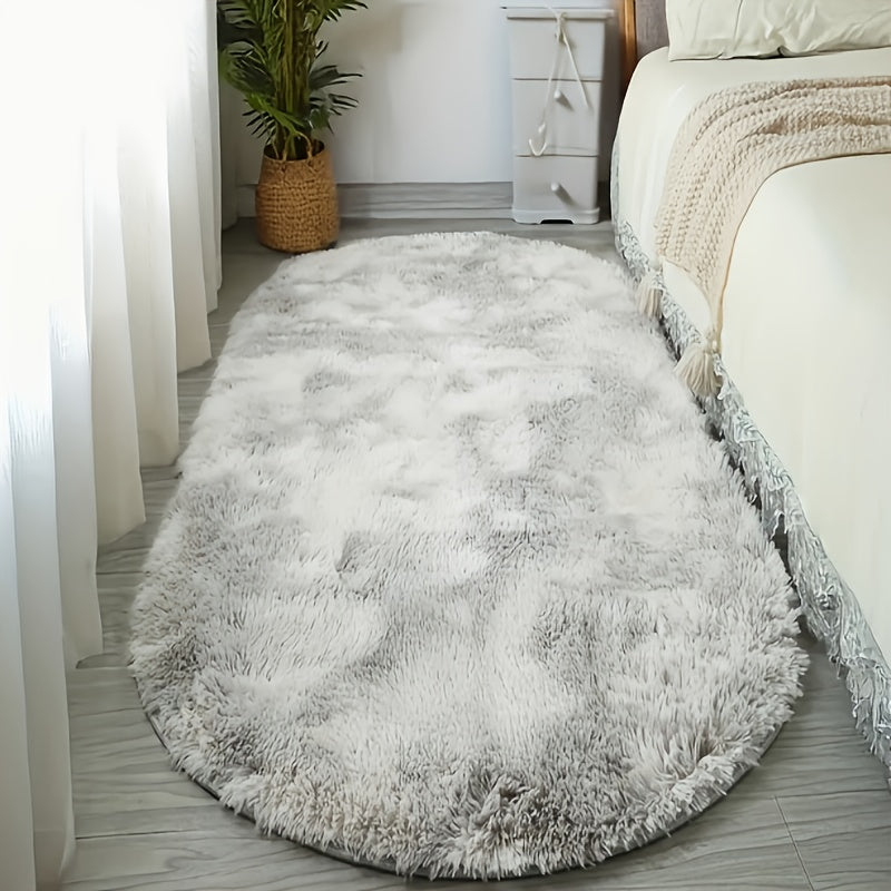 Soft Shag Area Rug – Non-Slip, Machine Washable Carpet for Living Room & Bedroom
