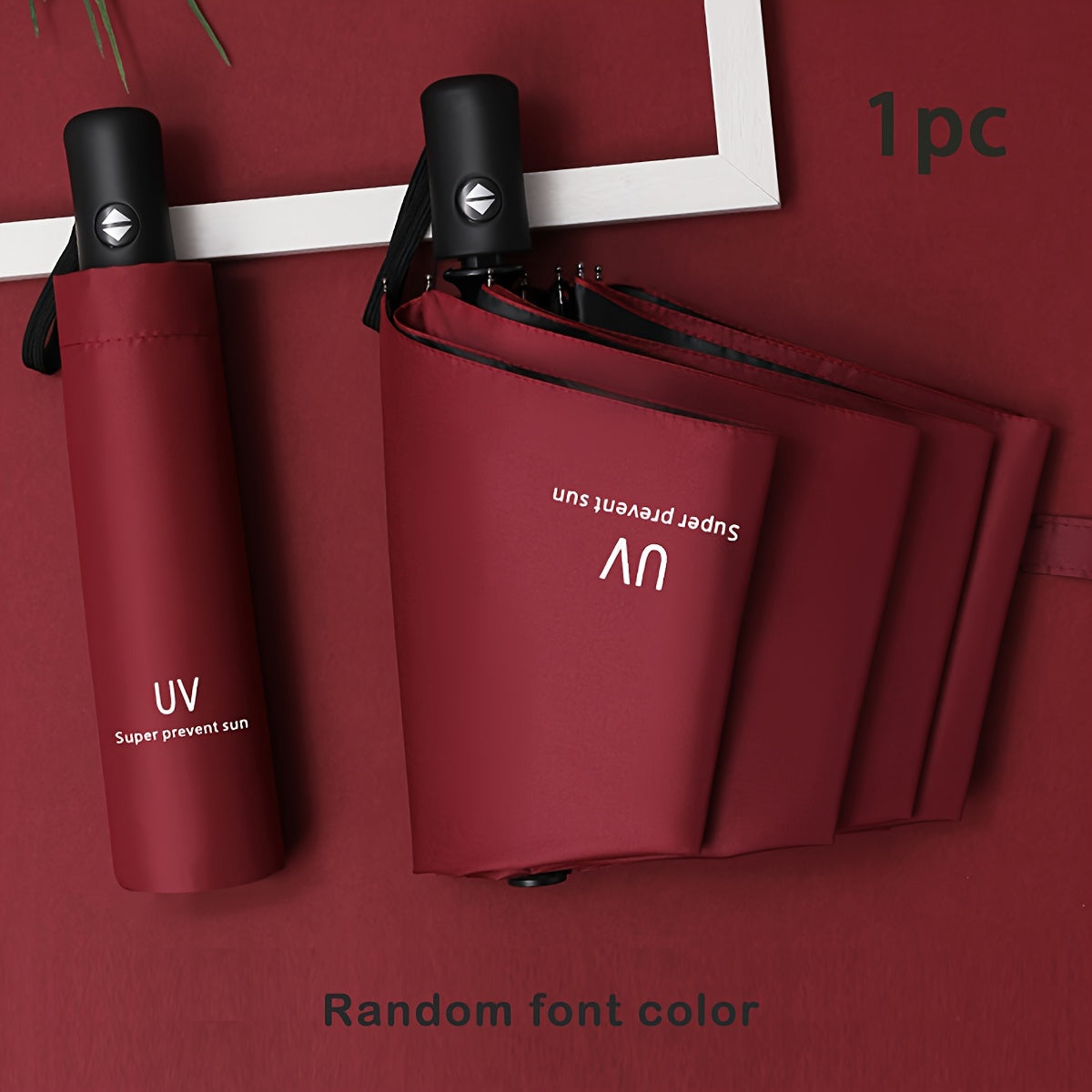 Automatic Folding Umbrella – UV Protection & Rain/Sun Dual-Use - The Highest Nation