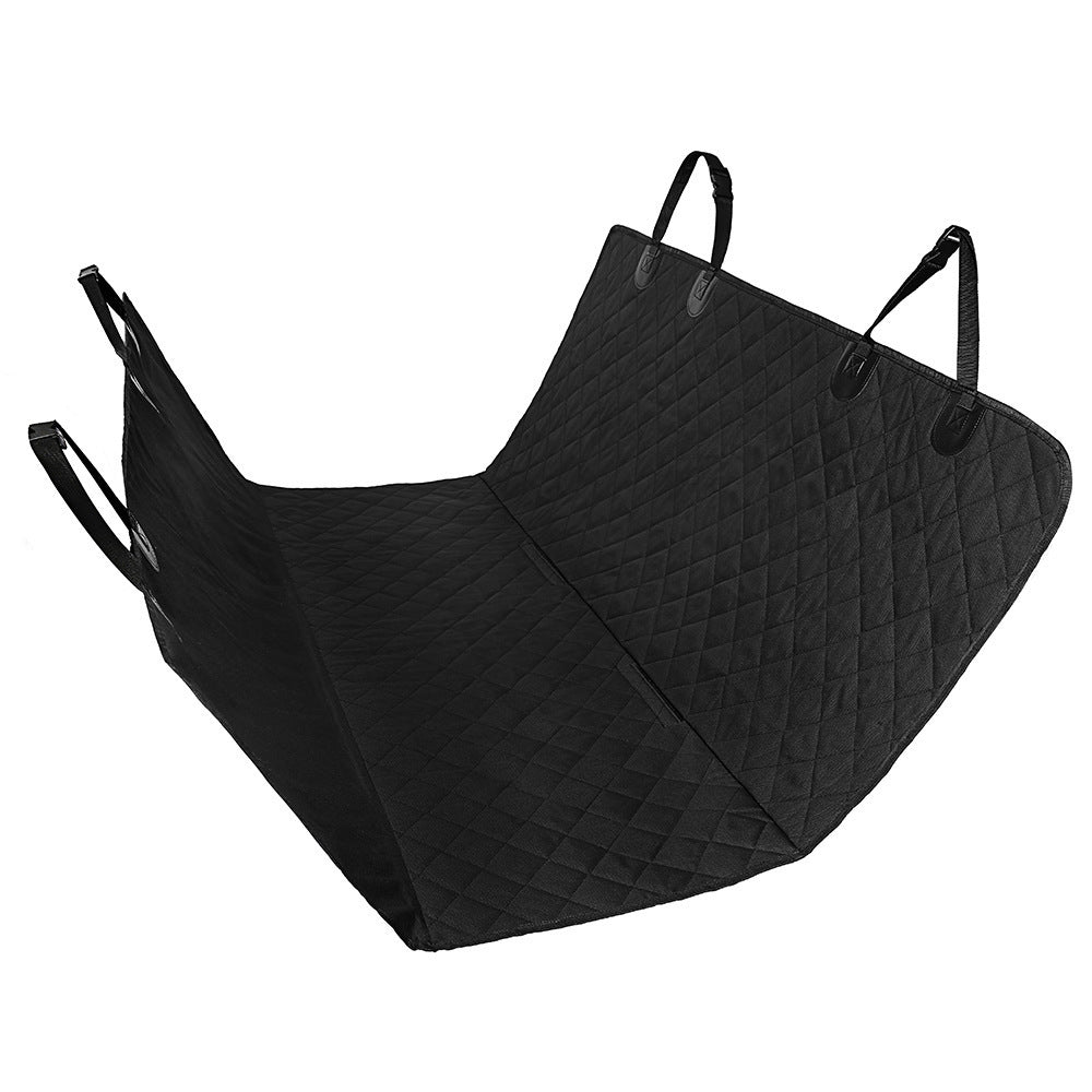 Dog Car Seat Cover with Mesh Window – Waterproof Hammock & Travel Protector for Rear Seat