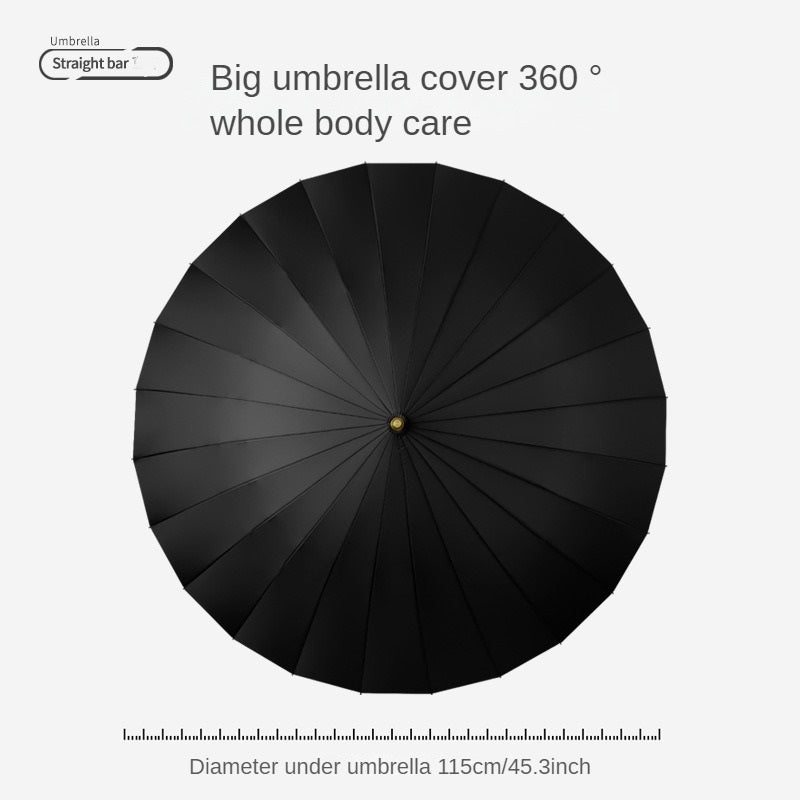 24-Rib Windproof Automatic Umbrella – Large, Durable & Waterproof - The Highest Nation