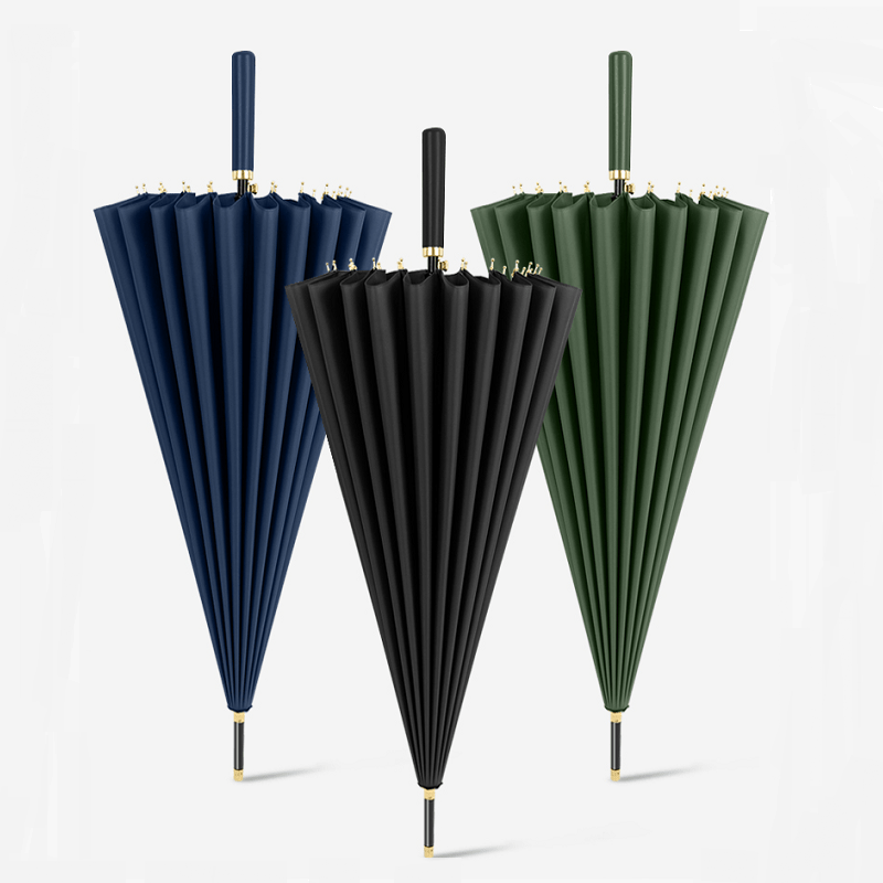 24-Rib Windproof Automatic Umbrella – Large, Durable & Waterproof - The Highest Nation