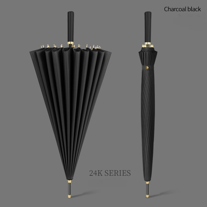 24-Rib Windproof Automatic Umbrella – Large, Durable & Waterproof - The Highest Nation