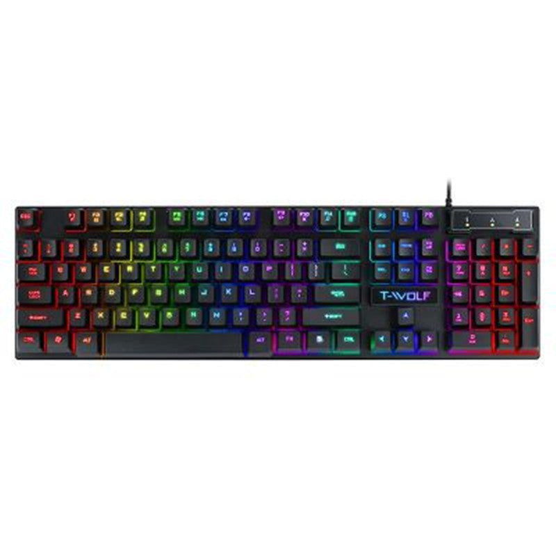 RGB Gaming Keyboard – Wired USB, Luminous Backlight, Floating Keys