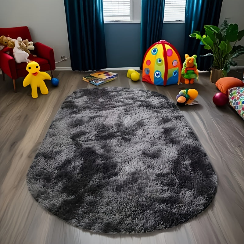 Soft Shag Area Rug – Non-Slip, Machine Washable Carpet for Living Room & Bedroom