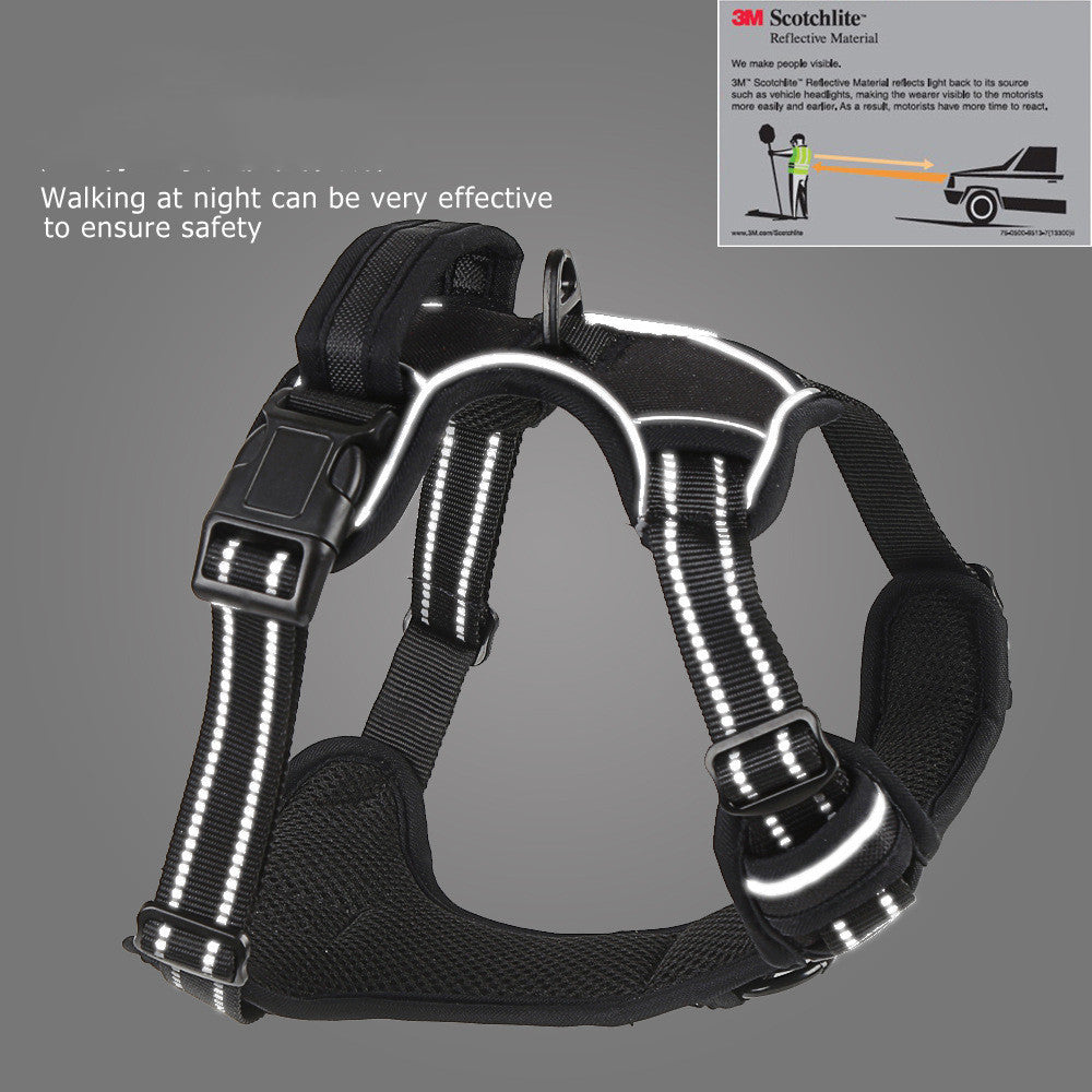 No Pull Dog Harness – Breathable & Reflective Pet Vest