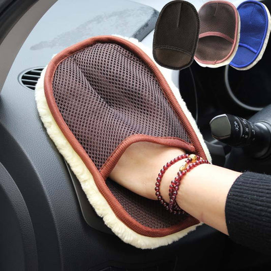 Soft Hair Car Wash Glove – For Cars, Motorcycles & Detailing