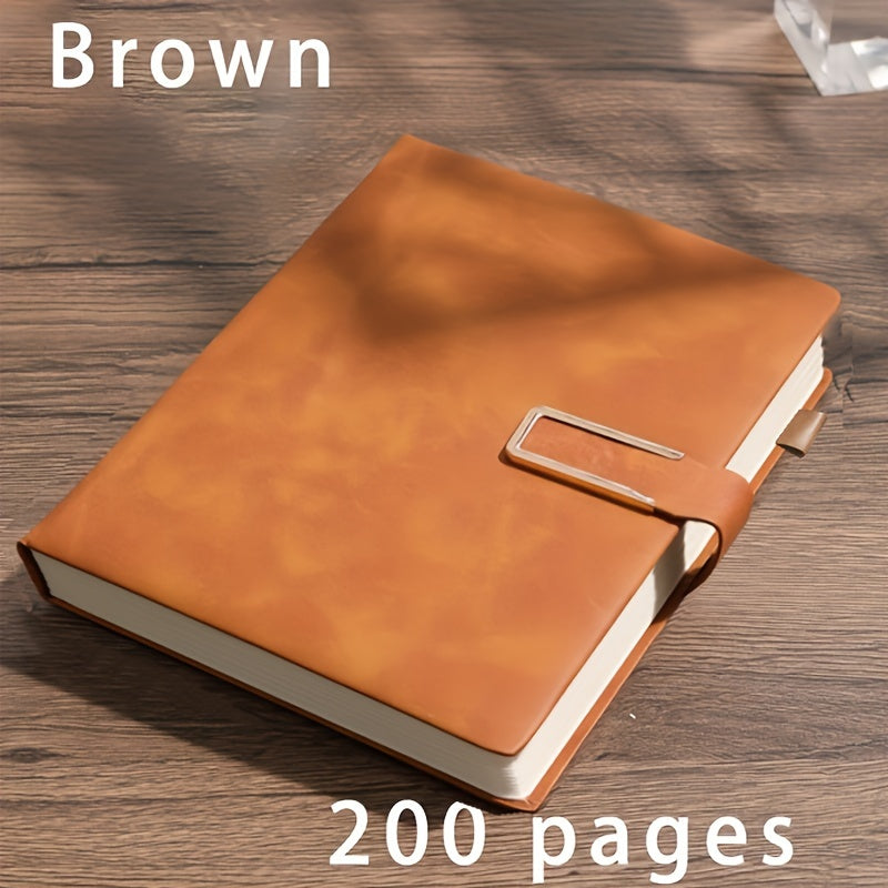 BOBO RABBIT A5 Vintage Notebook - Magnetic Closure, Bookmark & Dated Pages - Ideal for Business & College Use - The Highest Nation