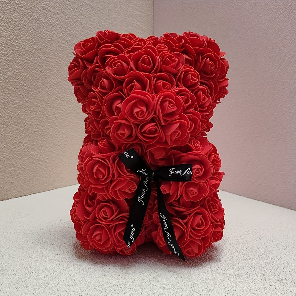 : Immortal Rose Bear - Artificial Foam Flower, Perfect Gift for Any Occasion - The Highest Nation
