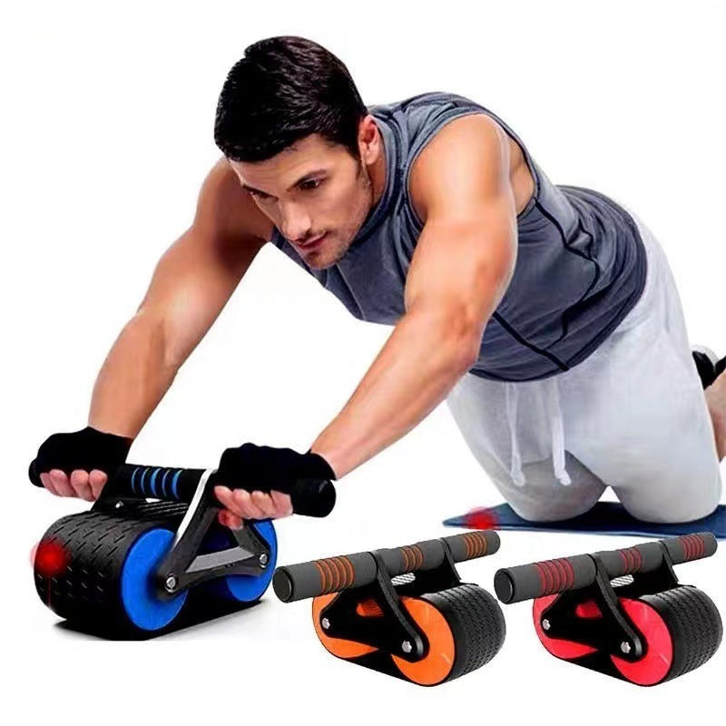 Double Wheel Abdominal Exercise Roller – For Men & Women