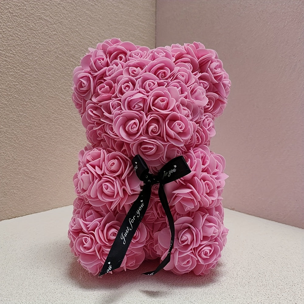 : Immortal Rose Bear - Artificial Foam Flower, Perfect Gift for Any Occasion - The Highest Nation