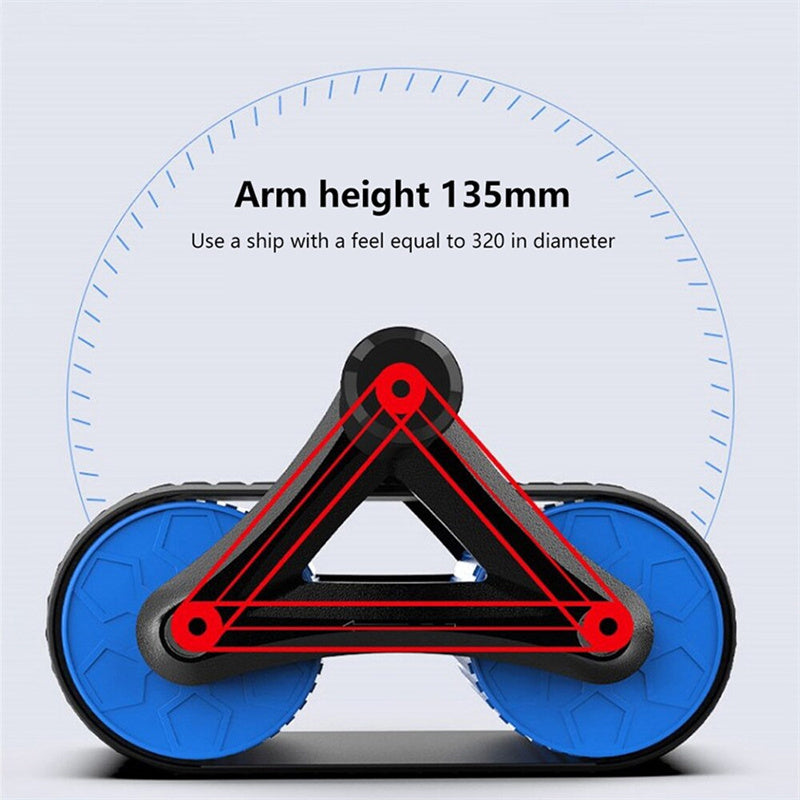 Double Wheel Abdominal Exercise Roller – For Men & Women