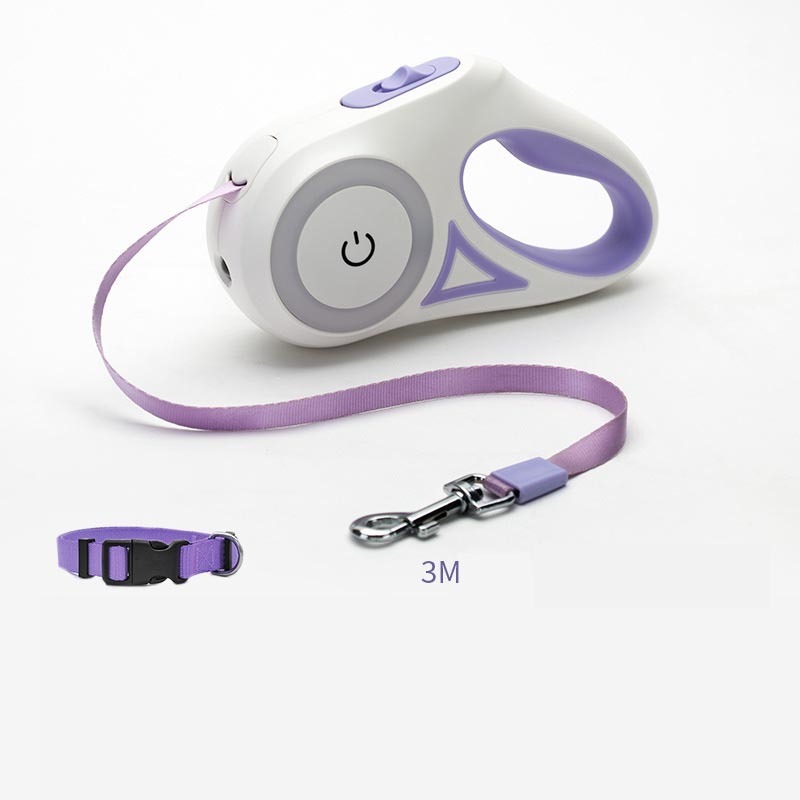 Automatic Retractable Dog Leash & Collar Set – For Small & Medium Dogs
