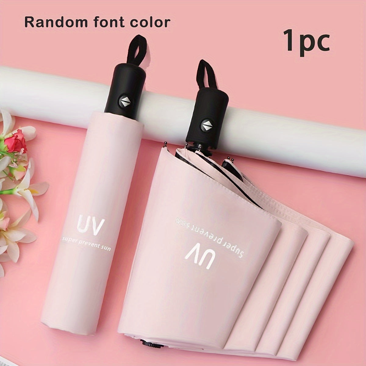 Automatic Folding Umbrella – UV Protection & Rain/Sun Dual-Use - The Highest Nation