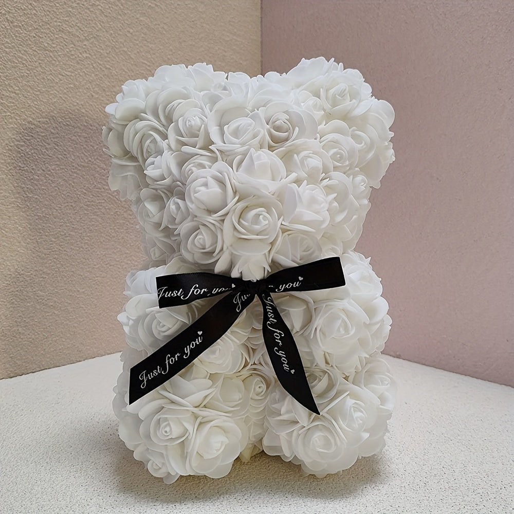 : Immortal Rose Bear - Artificial Foam Flower, Perfect Gift for Any Occasion - The Highest Nation