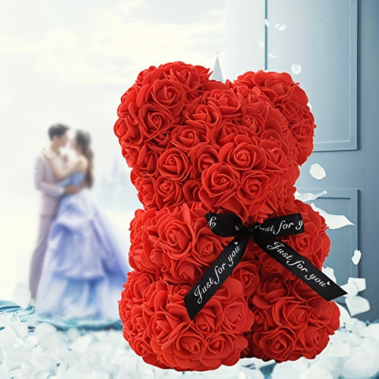 : Immortal Rose Bear - Artificial Foam Flower, Perfect Gift for Any Occasion - The Highest Nation