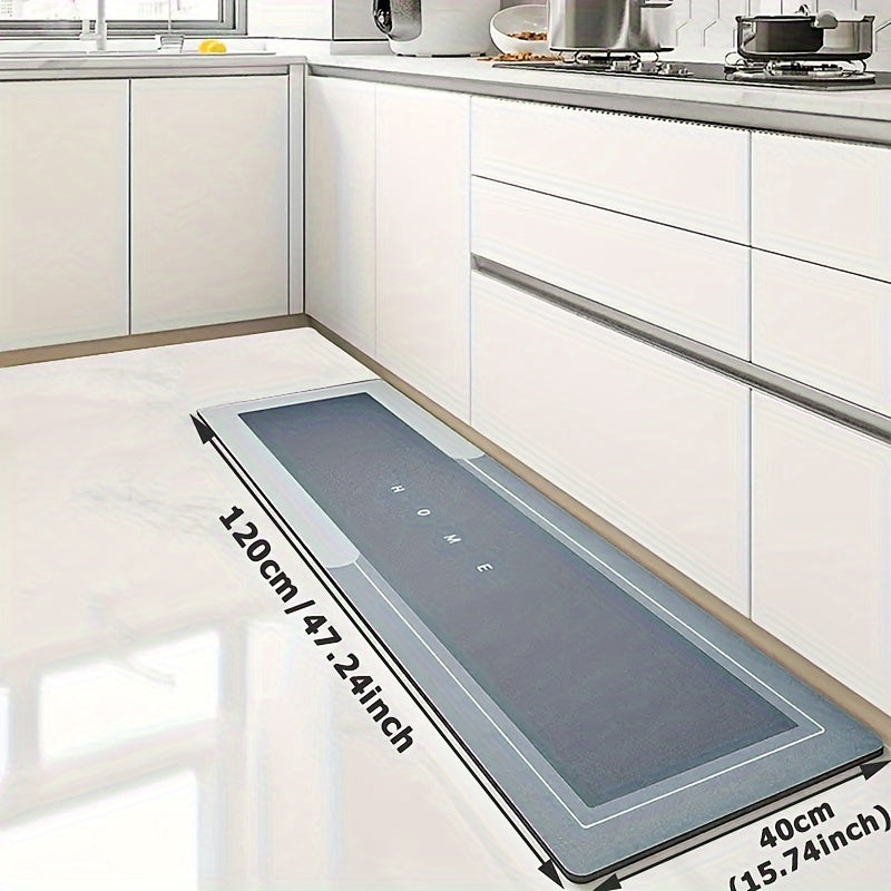 Diatom Mud Kitchen Mat – Non-Slip, Scratch-Resistant & Easy to Clean