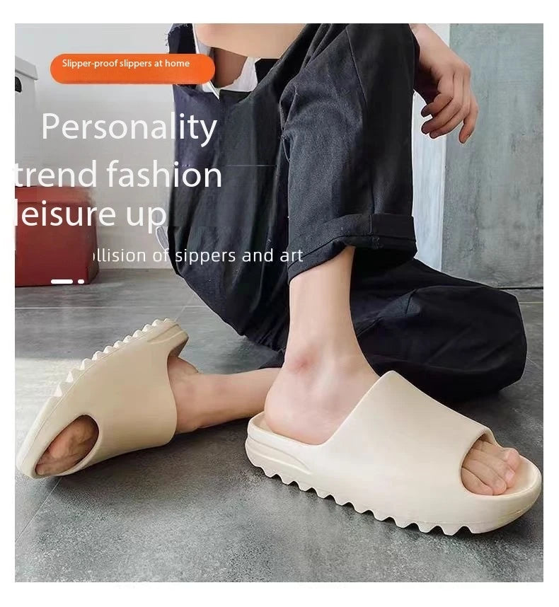 Unisex EVA Thick-Soled Slippers – Soft, Lightweight Summer Slides for Home & Beach - The Highest Nation