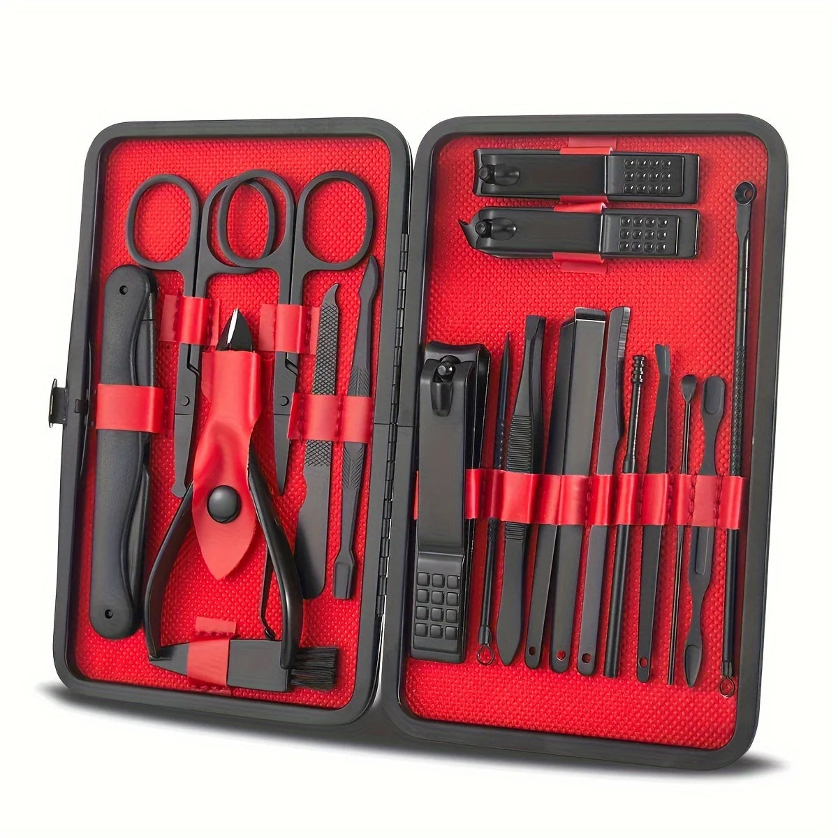 7-24pcs Professional Nail Clippers Kit – Ultra Sharp Fingernail and Toenail Cutters for Men & Women – Sturdy Pedicure Care Set - The Highest Nation