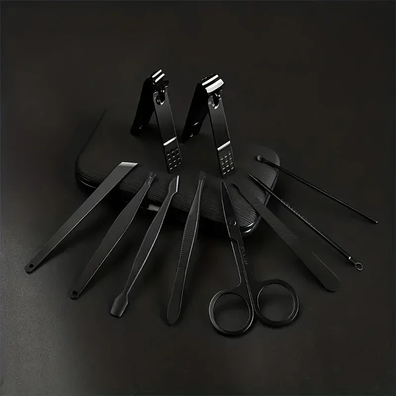 7-24pcs Professional Nail Clippers Kit – Ultra Sharp Fingernail and Toenail Cutters for Men & Women – Sturdy Pedicure Care Set - The Highest Nation