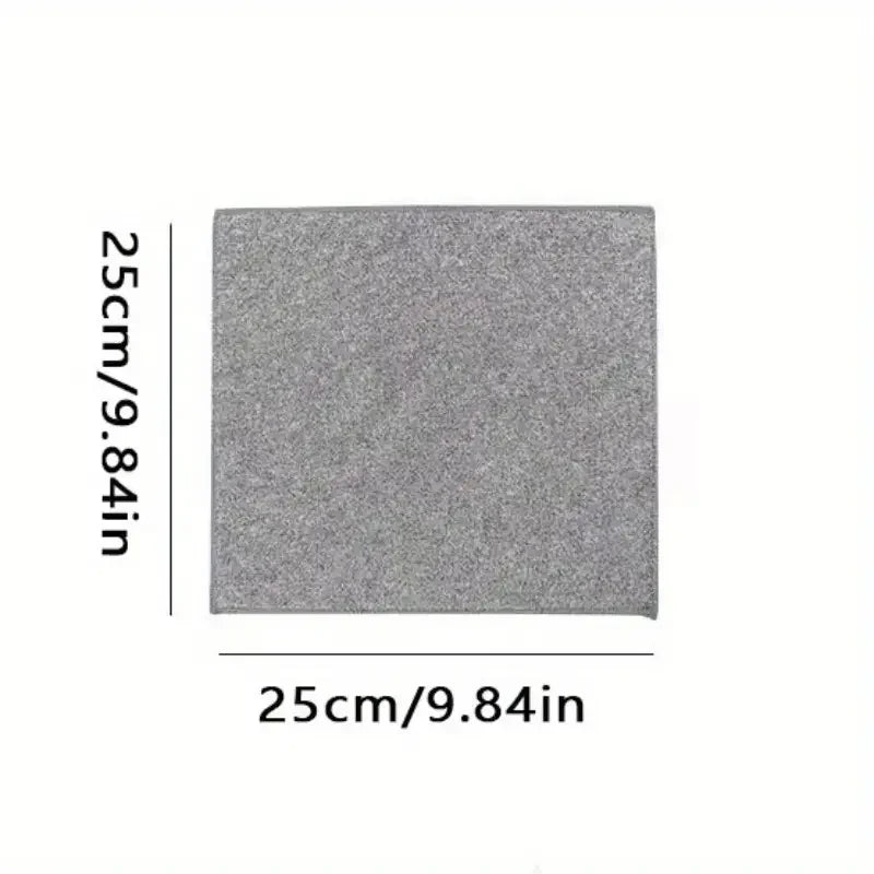 5/10/20pcs Kitchen Towels, Ultra-fine Fiber Light Gray Cleaning Cloth Set, Absorbent, Soft and Stain-removing Cloth - The Highest Nation