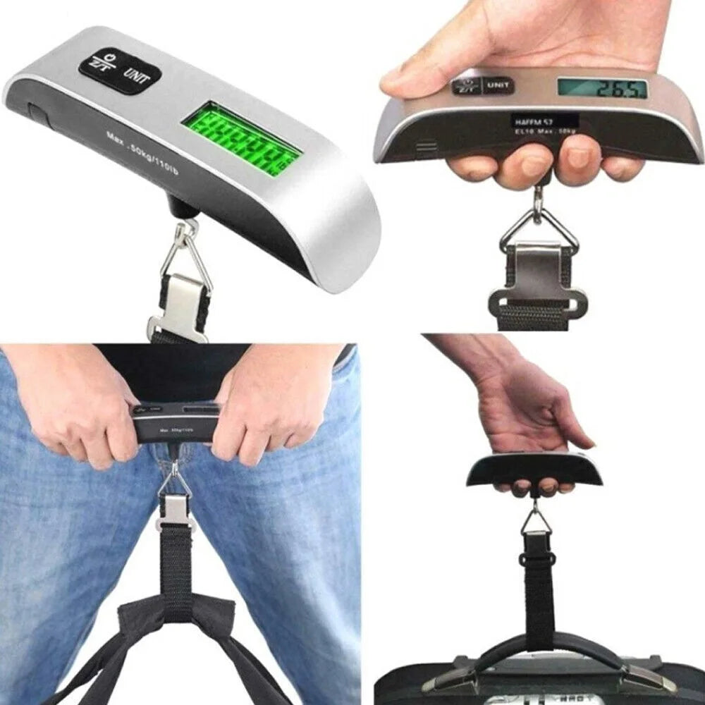 Digital Luggage Scale – 110lb/50kg Portable Handheld Baggage Weight Scale for Travel - The Highest Nation