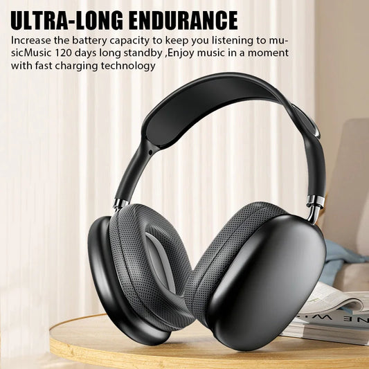 P9 Wireless Bluetooth Headphones – Noise Cancelling with Mic & Stereo Sound