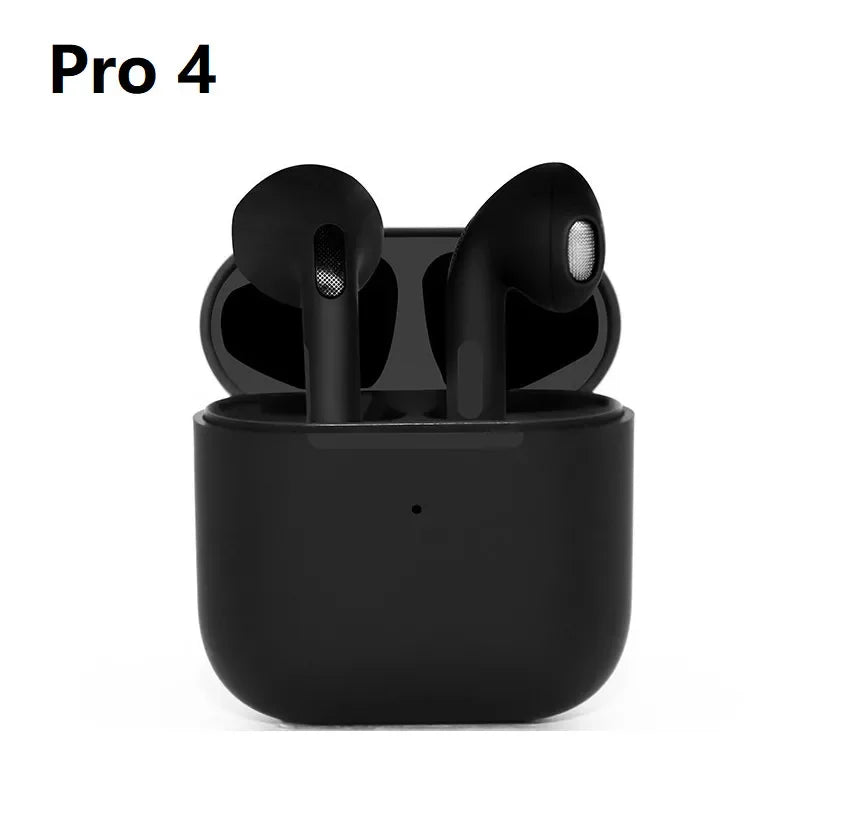 Pro 4 TWS Wireless Earbuds – Bluetooth 5.3, Waterproof, with Mic for iPhone & Android