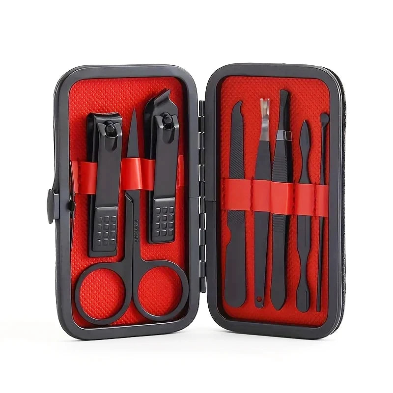 7-24pcs Professional Nail Clippers Kit – Ultra Sharp Fingernail and Toenail Cutters for Men & Women – Sturdy Pedicure Care Set - The Highest Nation