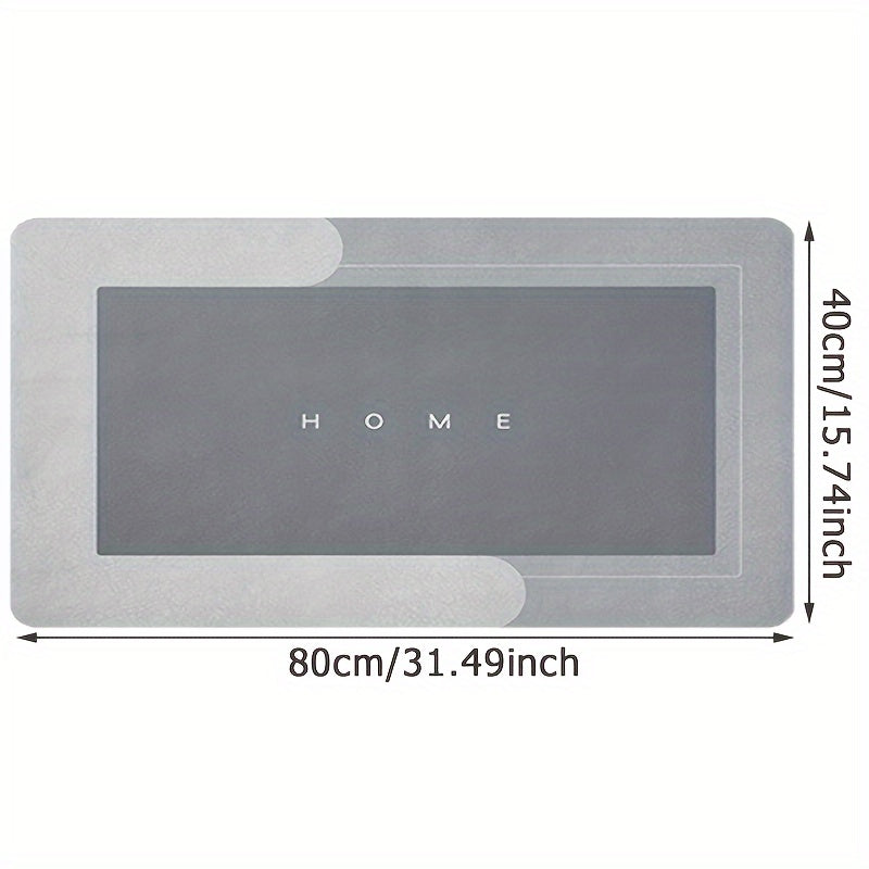 Diatom Mud Kitchen Mat – Non-Slip, Scratch-Resistant & Easy to Clean