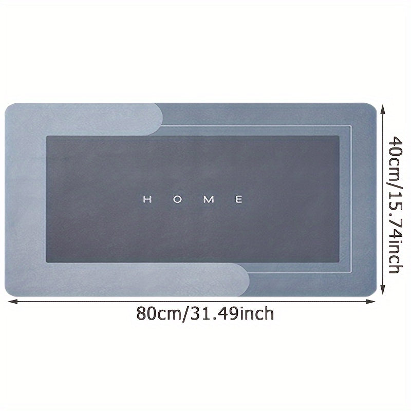 Diatom Mud Kitchen Mat – Non-Slip, Scratch-Resistant & Easy to Clean