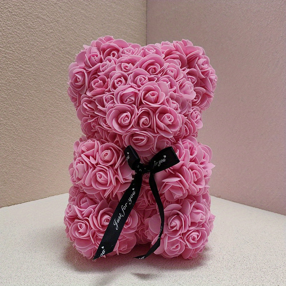 : Immortal Rose Bear - Artificial Foam Flower, Perfect Gift for Any Occasion - The Highest Nation