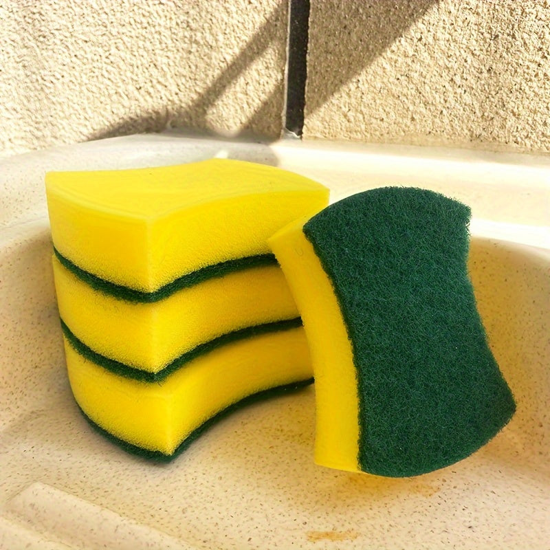 12pcs Heavy-Duty Kitchen Sponges - Durable & Scratch-Free for Restaurant-Quality Cleaning - The Highest Nation