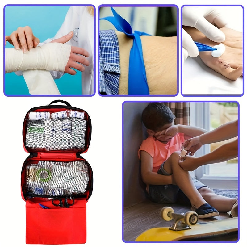 Portable First Aid Kit – Emergency Medical Bag for Travel, Camping & Hiking - The Highest Nation