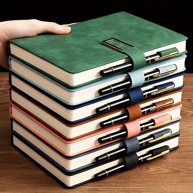 BOBO RABBIT A5 Vintage Notebook - Magnetic Closure, Bookmark & Dated Pages - Ideal for Business & College Use - The Highest Nation