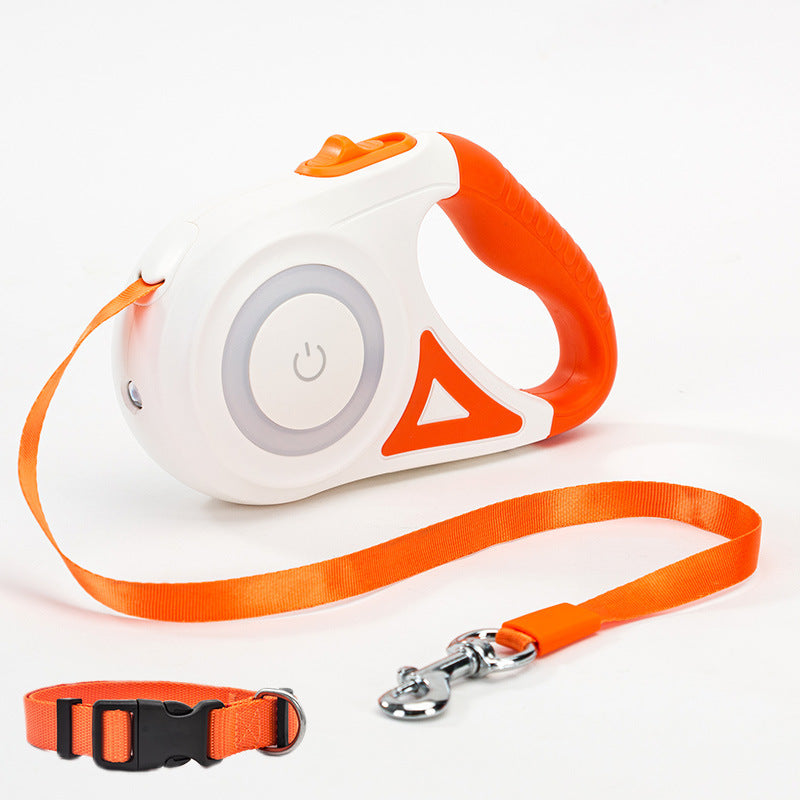 Automatic Retractable Dog Leash & Collar Set – For Small & Medium Dogs