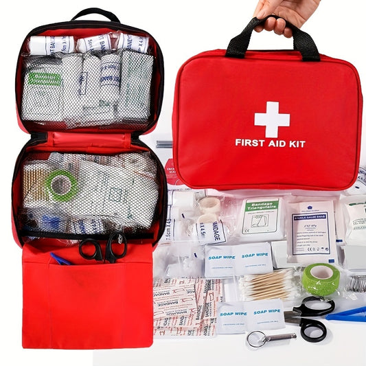Portable First Aid Kit – Emergency Medical Bag for Travel, Camping & Hiking - The Highest Nation